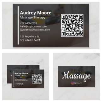 Carte De Visite Reiki Praticiens Mieux-Être Professionnels Massage