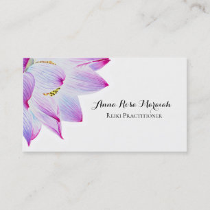 Carte De Visite *~* Reiki Yoga Energie Guérisseur léger Lotus Re