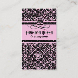 CARTE DE VISITE REINE 311 GRUNGE ROSE