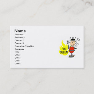 Carte De Visite Reine de BBQ