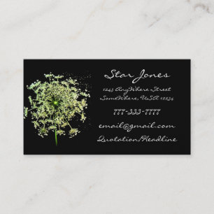 Carte De Visite Reine pour un Jour Fleur de Reine Anne Entreprise