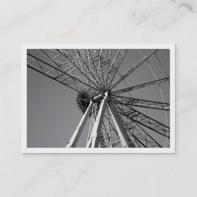 Carte De Visite Réinvention de la Mini photo Roue (Devant)