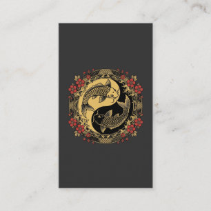 Carte De Visite Relief Rond Ornemental de Dragon Impérial Chinois
