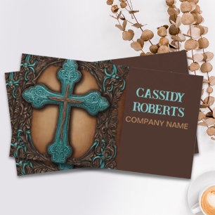 Carte De Visite Religion Western Pays Bible Cross Christian
