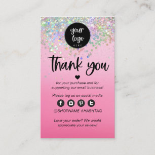 Carte De Visite Remerciement pour commande de l'entreprise Paillet