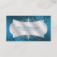 Remous bleu somptueux de damassé de diamant