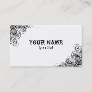 Carte De Visite remous de gris