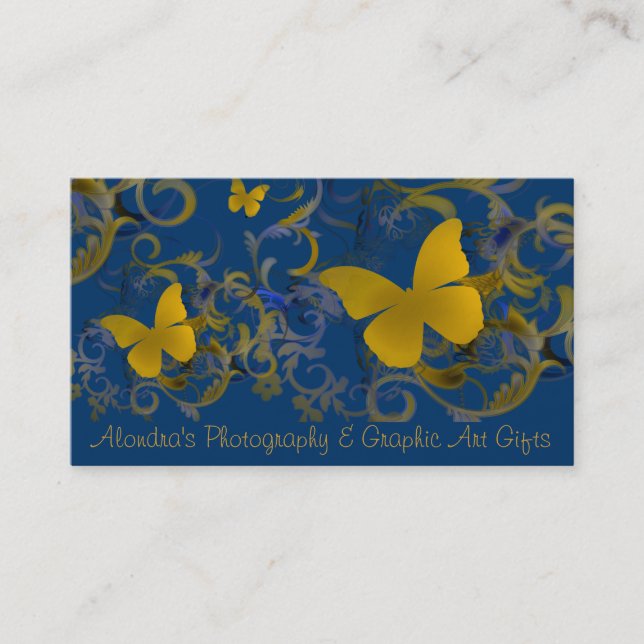 Carte De Visite Remous de papillon (Devant)