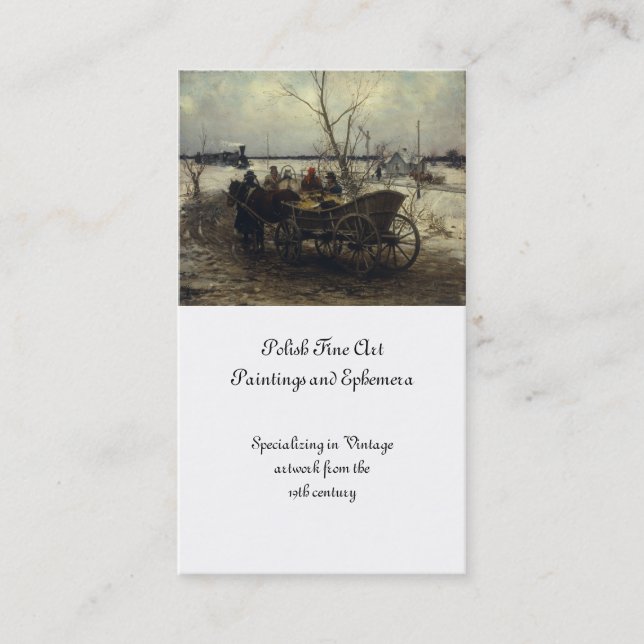 Carte De Visite Rencontre avec le train (Devant)