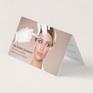 Carte De Visite Rendez-vous au centre de chirurgie et de rajeuniss
