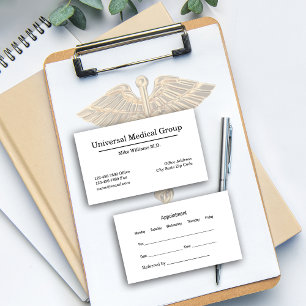 Carte De Visite Rendez-vous avec un médecin