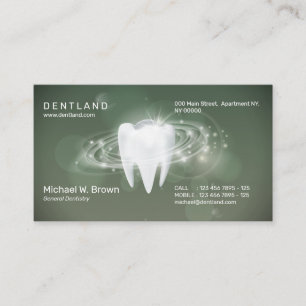 Carte De Visite Rendez-vous de dentisterie dentaire