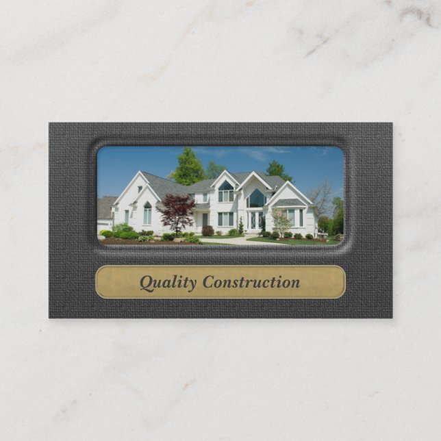 Carte De Visite Rénovation de maison / Construction de maison (Devant)