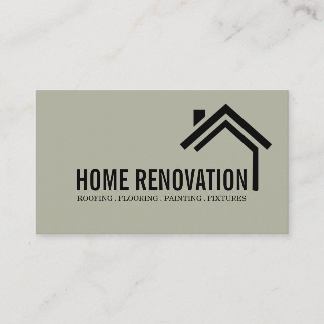 Carte De Visite Rénovation de maison Construction Rénovation de ma (Devant)