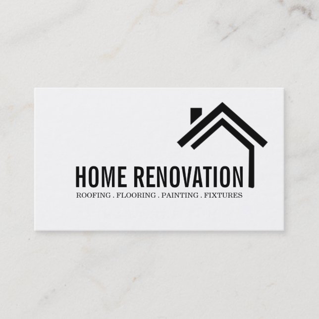 Carte De Visite Rénovation de maison Construction Rénovation de ma (Devant)