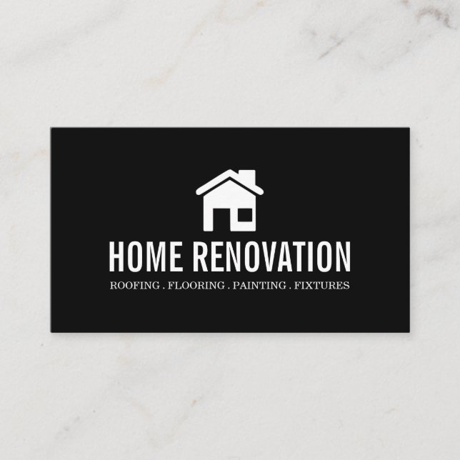 Carte De Visite Rénovation de maison Rénovation Construction (Devant)