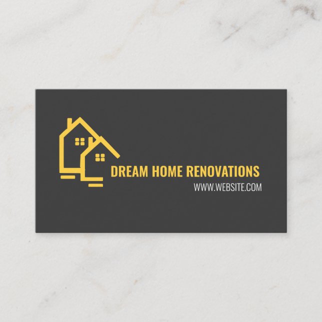 Carte De Visite Rénovation de maison rénovation construction  (Devant)