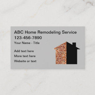 Carte De Visite Rénovation et réaménagement de maison
