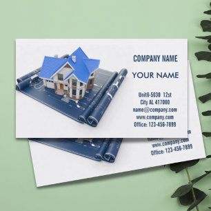 Carte De Visite Rénovation Handyman Architecte de construction