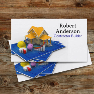 Carte De Visite Rénovation Maison Retrait Entrepreneur Constructio