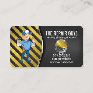 Carte De Visite Réparateur   Rénovations de maison   Constructeur 