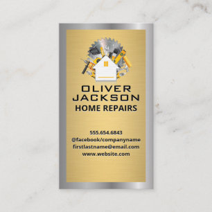 Carte De Visite Réparation à domicile   Boîte à outils