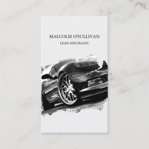 Carte De Visite Réparation Automatique Mécanique Voiture Amateur