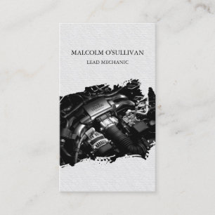 Carte De Visite Réparation automatique Moteur de voiture mécanique