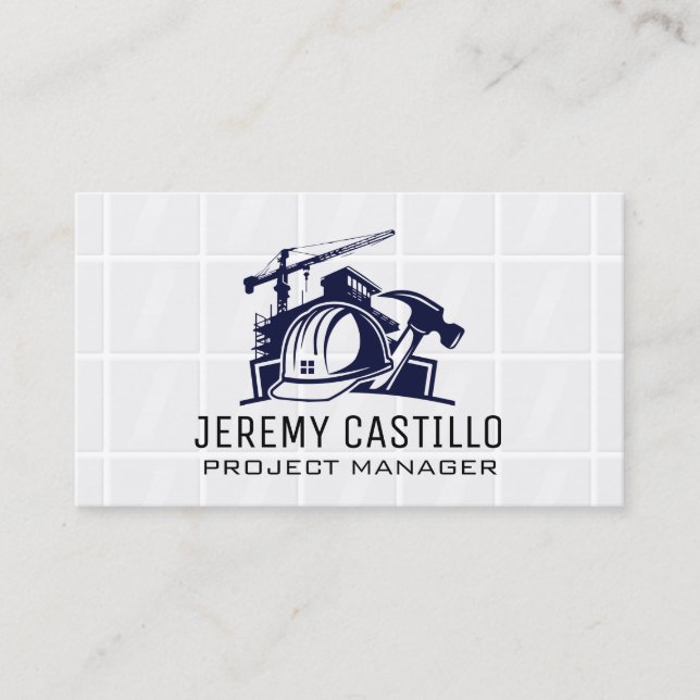 Carte De Visite Réparation de construction | Carreaux | Entreprene (Devant)