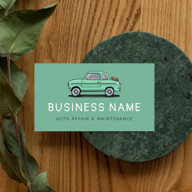 Carte De Visite Réparation de l'ancien service de réparation autom (Créateur téléchargé)