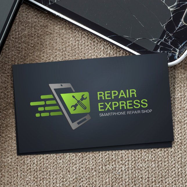 Carte De Visite Réparation de l'Express du smartphone (Créateur téléchargé)
