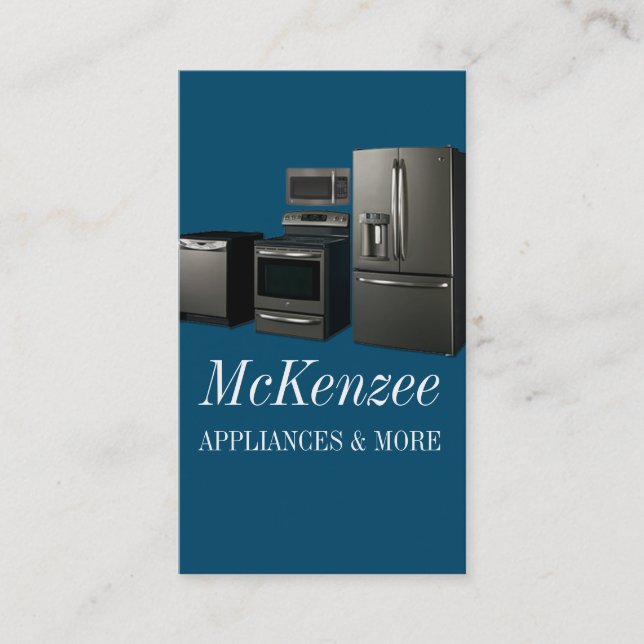 Carte De Visite Réparation de l'installation des ventes des applia (Devant)