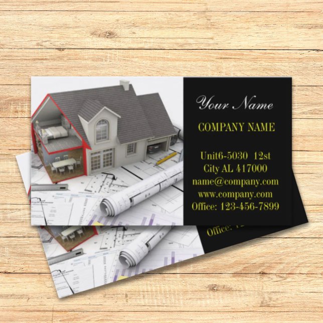 Carte De Visite Réparation des toits rénovation des maisons (Roof repair construction home renovation business card)