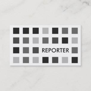 Carte De Visite REPORTER (carrés modérés)