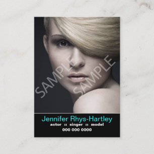 Carte De Visite Reprendre et casque des artistes