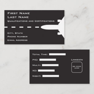 Carte De Visite Reprise micro du pilote
