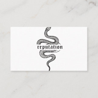 Carte De Visite Réputation Des Serpents Dans Le Monde T-Shirt