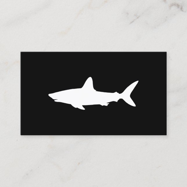 Carte De Visite Requin qui Nage (Devant)