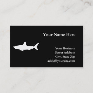 Carte De Visite Requin qui Nage