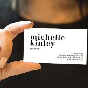 Carte De Visite Réseau professionnel moderne et élégant