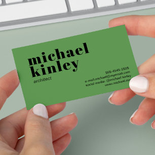 Carte De Visite Réseau professionnel moderne minimaliste et élégan