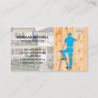 Carte De Visite Résidence | Peintre sur l'échelle