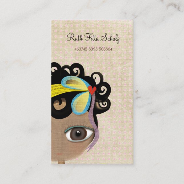 Carte de visite résistant à l'eau (Devant)