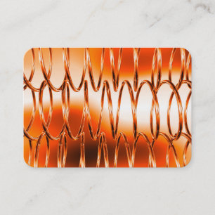 Carte De Visite Ressorts superposés Orange