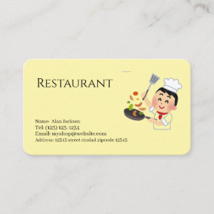 Carte De Visite restaurant