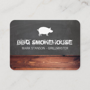 Carte De Visite Restaurant BBQ / Cochon