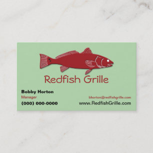 Carte De Visite Restaurant de Fruits de Mer / Grill   Fruits de Me