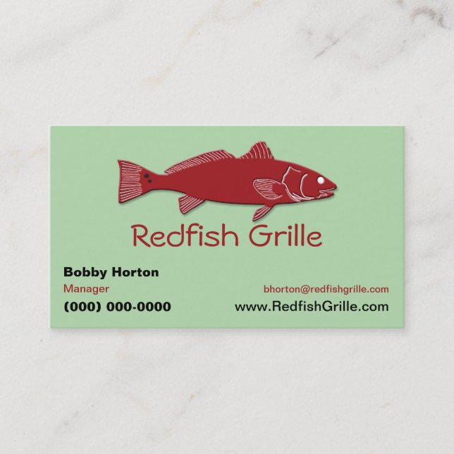 Carte De Visite Restaurant de Fruits de Mer / Grill | Fruits de Me (Devant)