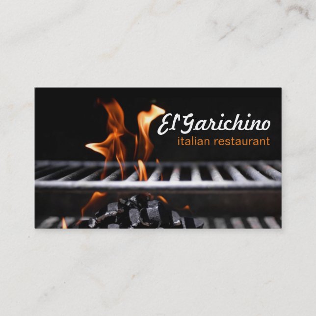 Carte De Visite Restaurant de traiteur de chef Cours de cuisine (Devant)