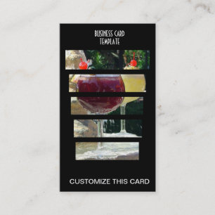 Carte De Visite Restaurant Fancy Margarita Cocktails